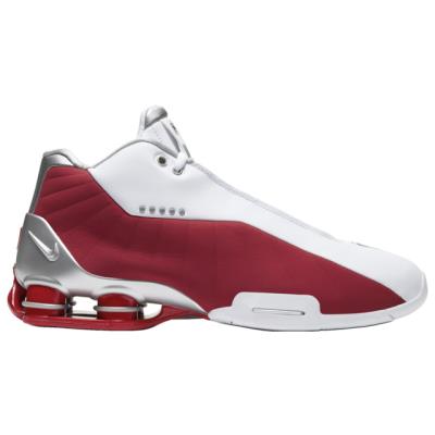 Nike Kosárlabda Cipő Férfi Shox Bb4 Fehér/Titán Metal/Piros,QYT75813